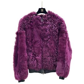 TOM FORD Lamb Fur Chubby Bomber Jacket - Size 38 Pre-owned Other