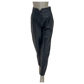 Alberta Ferretti Leather Pants - Size 40 Pre-owned Other