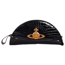 Vivienne Westwood Black Leather Strap Clutch Bag Pre-owned Other
