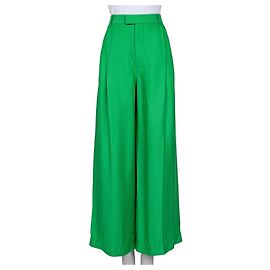 Calça larga verde em viscose-seda Bottega Veneta XL usada Outro