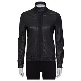 Bottega Veneta Black Leather Jacket - IT 38 / XS Pre-owned Other