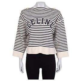 Céline Pull en tricot oversize à rayures Celine Taille M D'occasion Autre