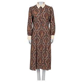 Céline Robe ajustée à imprimé paisley Celine Taille 42/XL D'occasion Autre