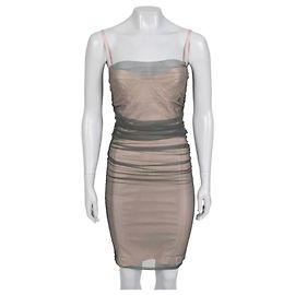 Robe ajustée en maille avec détails Galliano Chic Taille 40/S D'occasion Autre