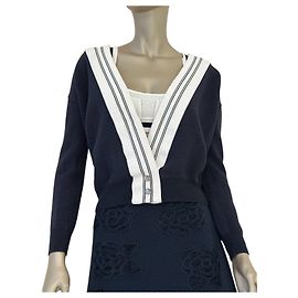 Chanel Woll-Bra-Top-Cardigan-Set Größe 34/36 gebraucht Andere