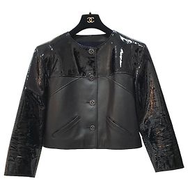 Chanel 2018 Lambskin Biker Jacket  Sz.40 Pre-owned Other