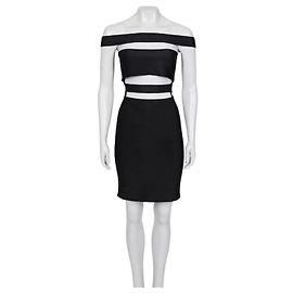 Schwarzes Bodycon Cocktailkleid von Balmain Größe 38/M Gebraucht Andere