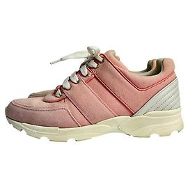 Chanel Pink Sporty Sneakers Sz.38 Pre-owned Other