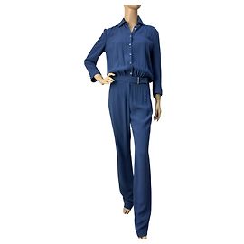 Mono con cinturón Azzaro Indigo talla 38 Otro