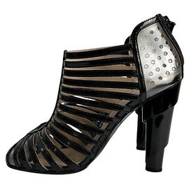 Chanel 2009 Interlocking CC Logo Sandals Sz.38.5 Pre-owned Other