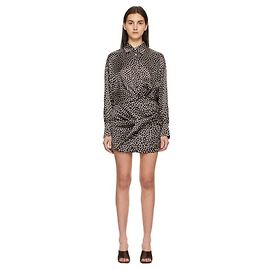Magda Butrym Polka-Dot Silk Dress Sz.34 Pre-owned Other