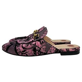 Mules en cuir avec accent Horsebit Princetown Gucci Taille 37 D'occasion Autre