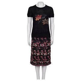 Chanel Geometric Knit Top & Skirt Set - Size38/ M pre-owned Other