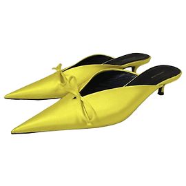 Gelbe Textilmules von Balenciaga Größe 38 gebraucht Andere