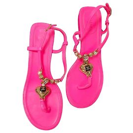 Chanel 2024 Hot Pink Thong Sandals  Sz.37,5 Pre-Owned Other