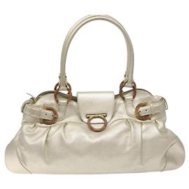Sac à main Salvatore Ferragamo Sofia en cuir doré Doré