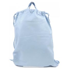 Autre Marque PB0110 Leather Tote Bag Blue