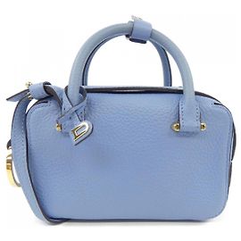 Borsa morbida Taurillon COOL BOX di Delvaux Blu
