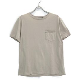 Apc Camiseta de algodón bordada A.P.C. Beige