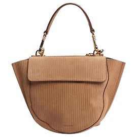 Wandler Sac bandoulière en daim marron Marron