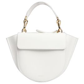Wandler Borsa a tracolla mini Hortensia bianca Bianco