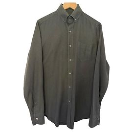 Camicia in cotone grigia Tom Ford Grigio