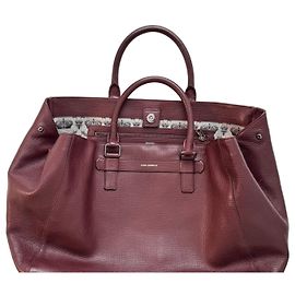 Bolso Dolce & Gabbana de cuero burdeos Burdeos
