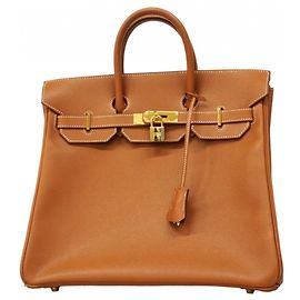 Bolsa Haut à Courroies 32 da Hermès Dourado