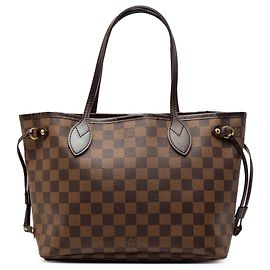 Louis Vuitton Brown Damier Ebene Neverfull PM Brown