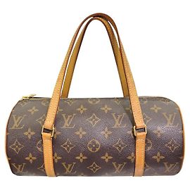 Louis Vuitton Monogram Papillon 26 Tote Bag Braun