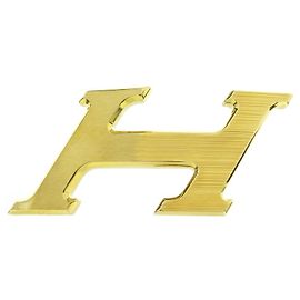 Hermès NUEVA HEBILLA DE CINTURÓN HERMES H SPEED 32MM METAL DORADO CEPILLADO Dorado