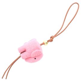 Pingente de elefante em couro e feltro Loewe Rosa