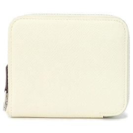 Carteira de seda Epsom Hermès BRIDES DE GALA FANTOME POIS Branco