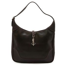 Borsa a Spalla Hermès Trim 35 Marrone Scuro Marrone