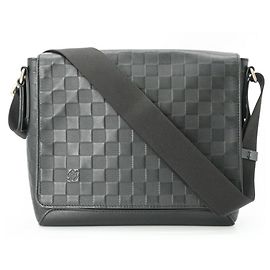 Sac à épaule District PM Damier Infini Louis Vuitton Noir Autre