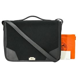 Hermès HERMES Victoria Shoulder Bag Black