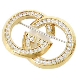 Spilla trasparente e dorata Gucci D'oro Altro