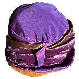 Turbante Etro de veludo roxo e seda Roxo