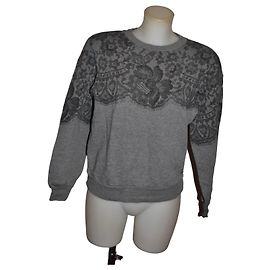 sudadera Moschino Boutique gris de algodón Gris