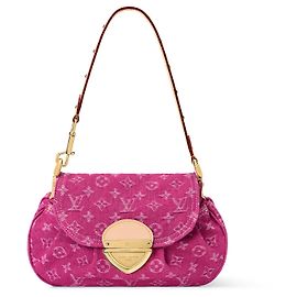 Louis Vuitton LV Sunset Monogram denim handbag Fuschia