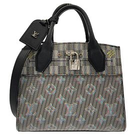 Borsa MINI City Steamer Monogramma LV di Louis Vuitton Blu