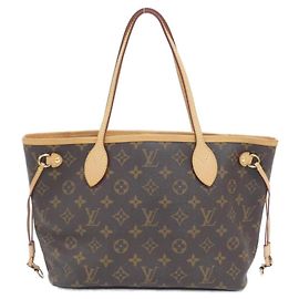 Bolso Louis Vuitton Monogram Neverfull PM Castaño Rosa