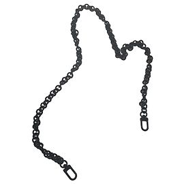 Louis Vuitton Shoulder Strap Black Metal Black