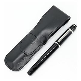 Cartier Diabolo Füllfederhalter Schwarz Silber