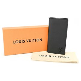 Cartera Bi-fold Brazza Aerogram Louis Vuitton Negro