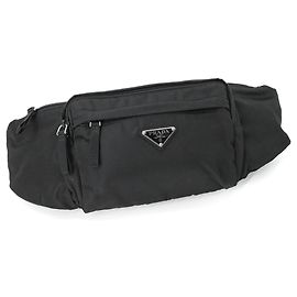 Marsupio in nylon nero Prada Nero