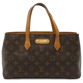 Louis Vuitton Monogram Wilshire PM Tote Bag Braun
