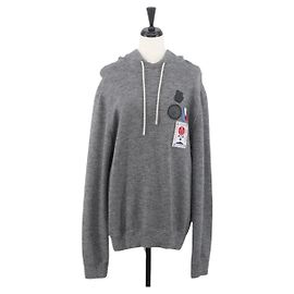 SUDADERA DE LANA GRIS LV CUP LOUIS VUITTON LV Auth AMZ553M Castaño