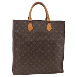 LOUIS VUITTON Bolsa Sac Plat Monogram M51140 LV Auth ARZ886 Monograma