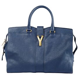 Bolsa Tote Chyc Grande em Couro Yves Saint Laurent Outro